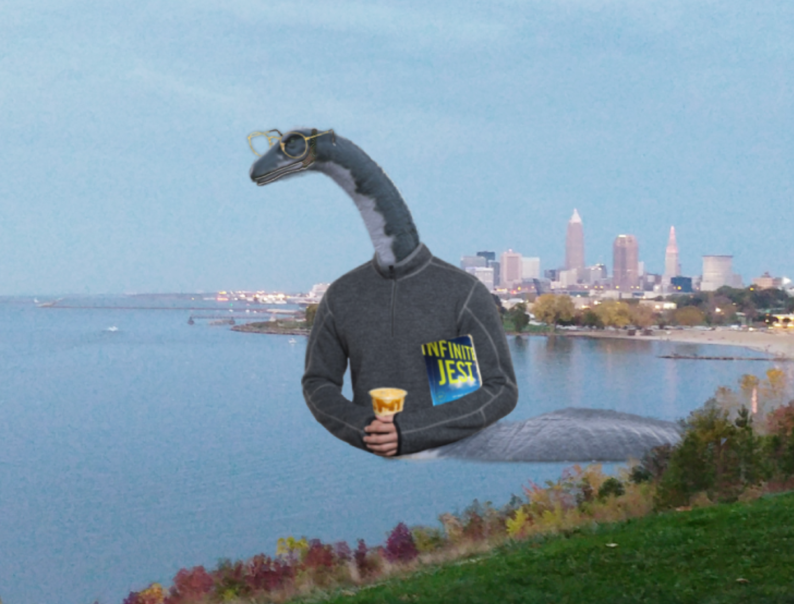 Lake Erie Monster Rebrands as “Lake Erie Normal Nice Guy”