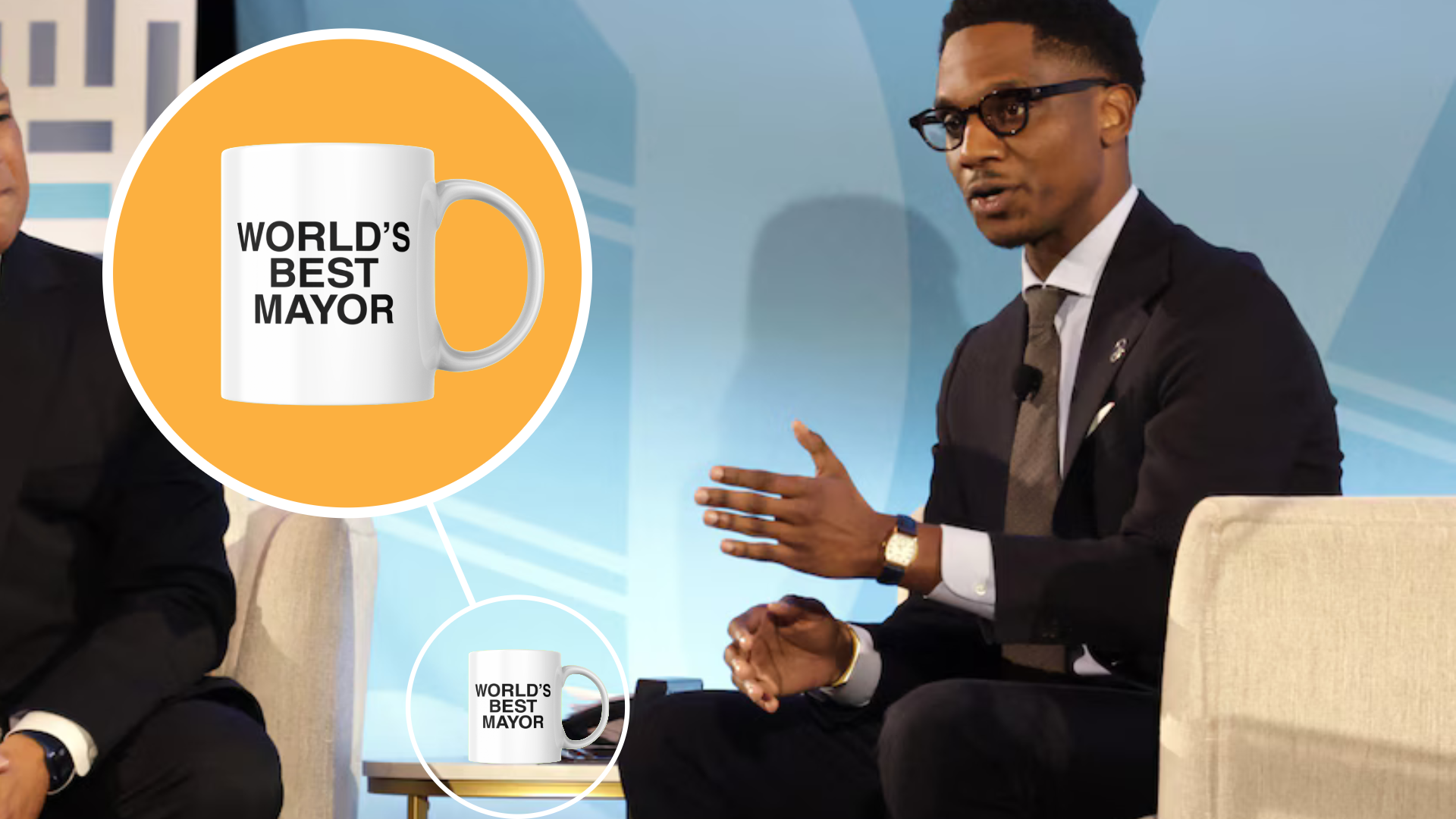 Justin Bibb Spends $45 on “World’s Best Mayor” Mug