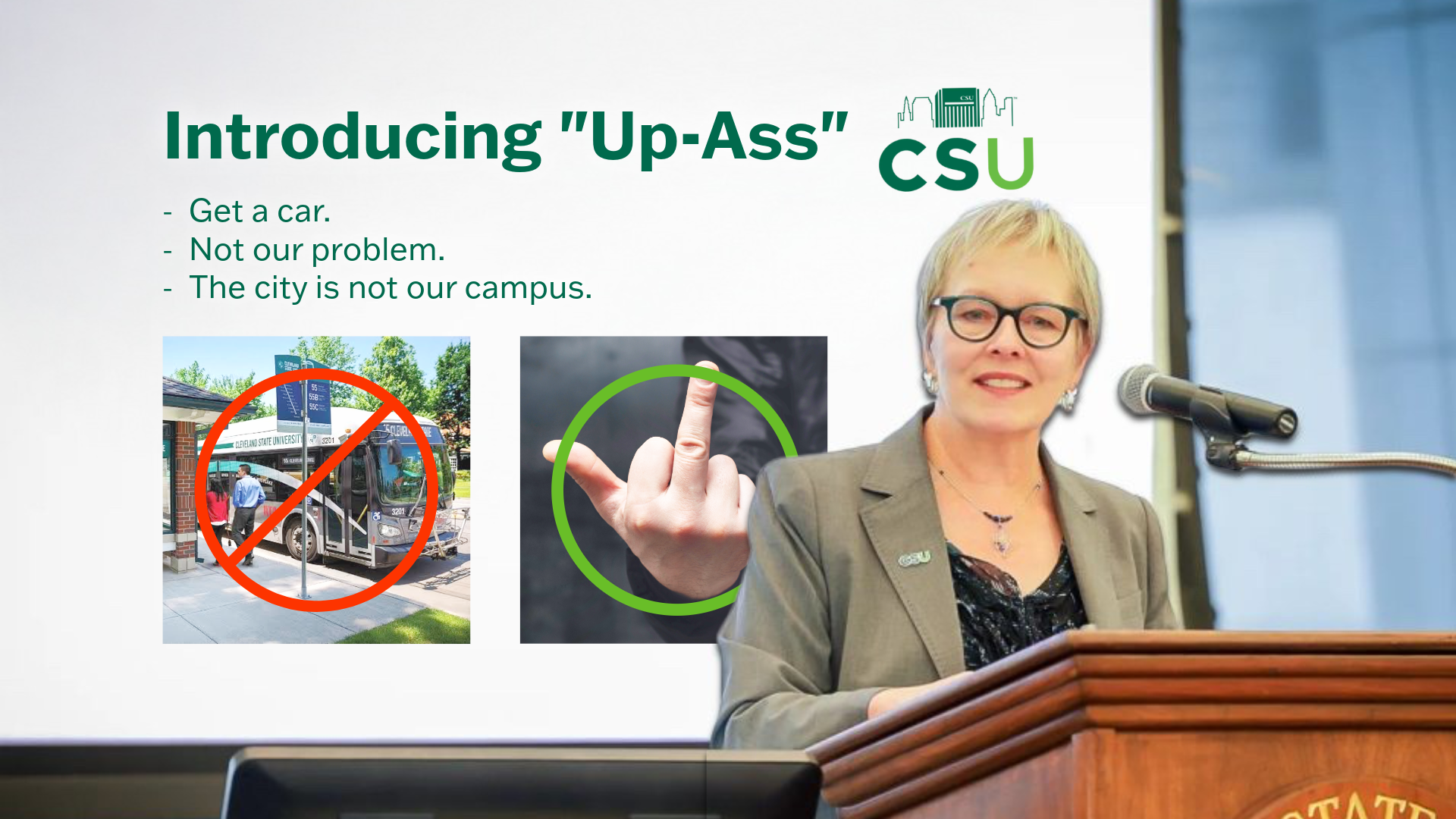 After Ending U-Pass, Cleveland State Introduces The “Up-Ass” Program, Encourages Students to “Shove it”